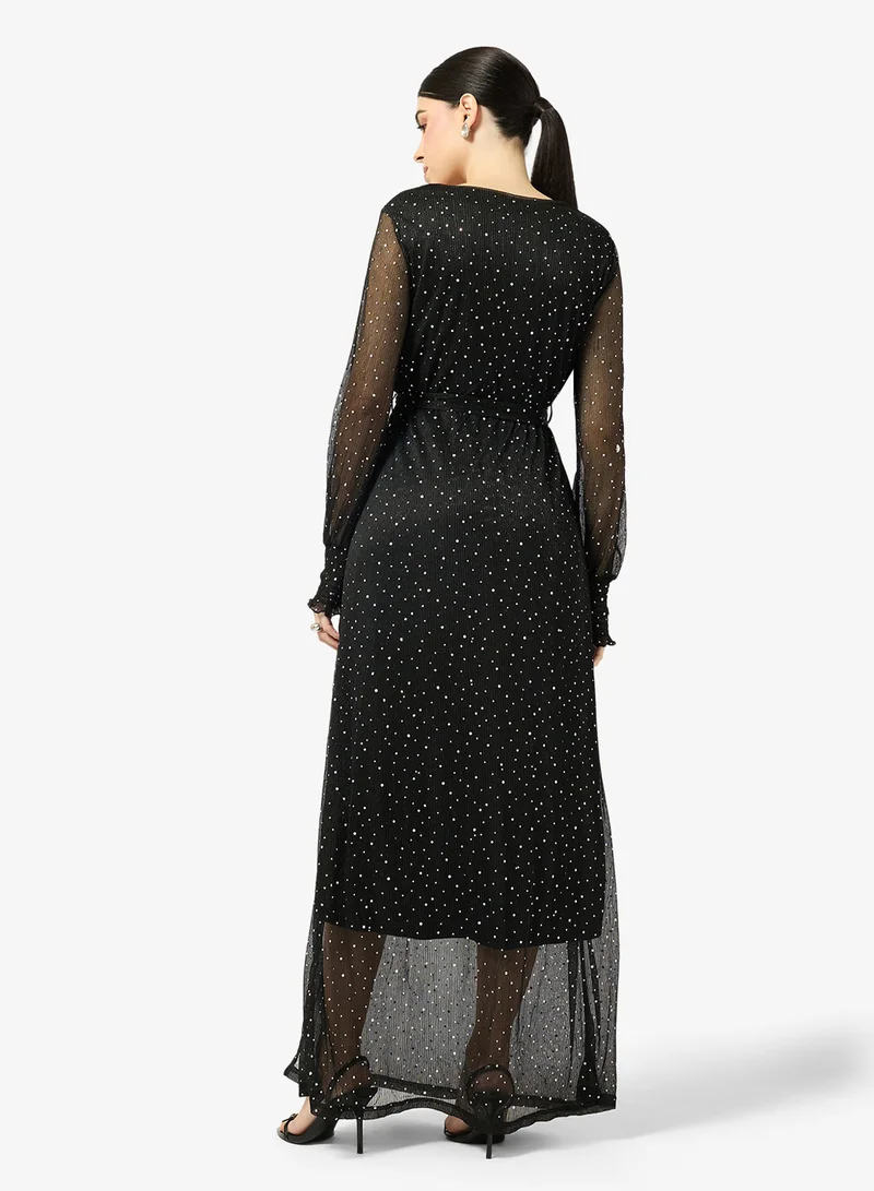 ايلا Shimmer Wrap Dress